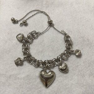 Silver Juicy Couture Charm Braclet